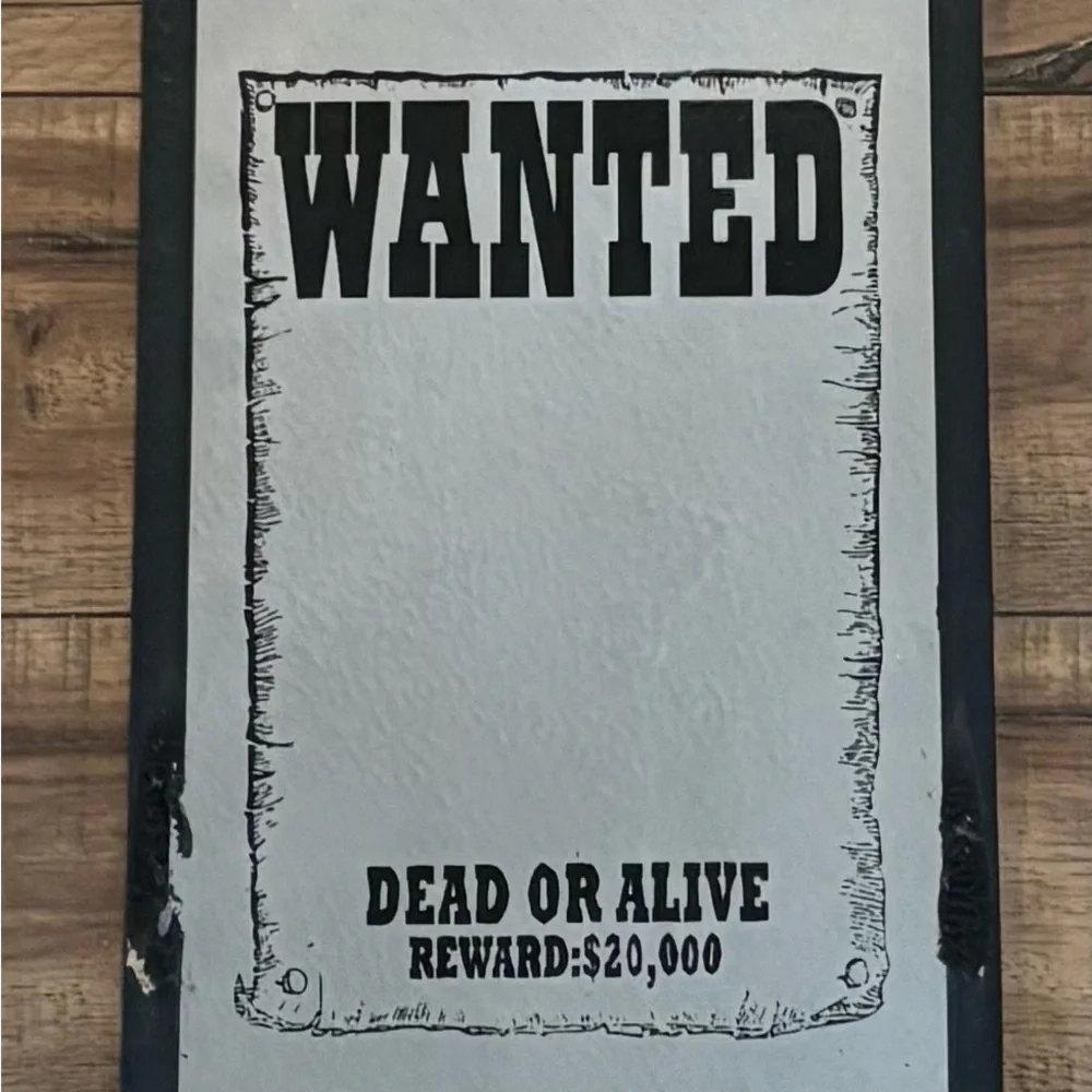 Wanted Poster Sign